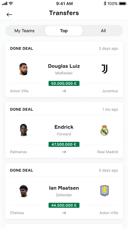 OneFootball - Fußball News screenshot 5 of 10