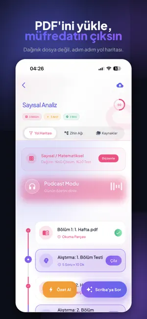 Scriba: PDF'inden Sınava AI screenshot 2