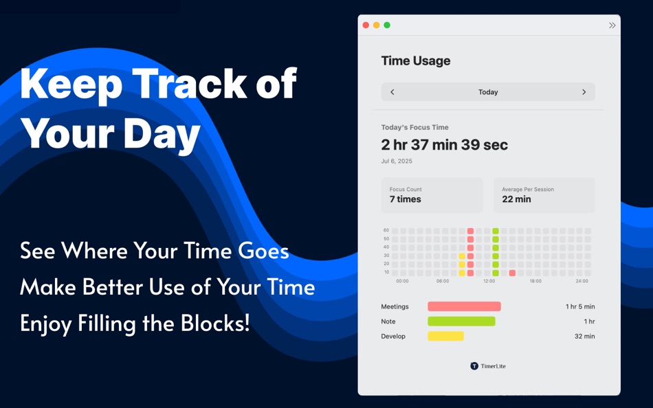 #4. TimerLite: Pomodoro & Tracker (macOS) 由: 虹宇 徐
