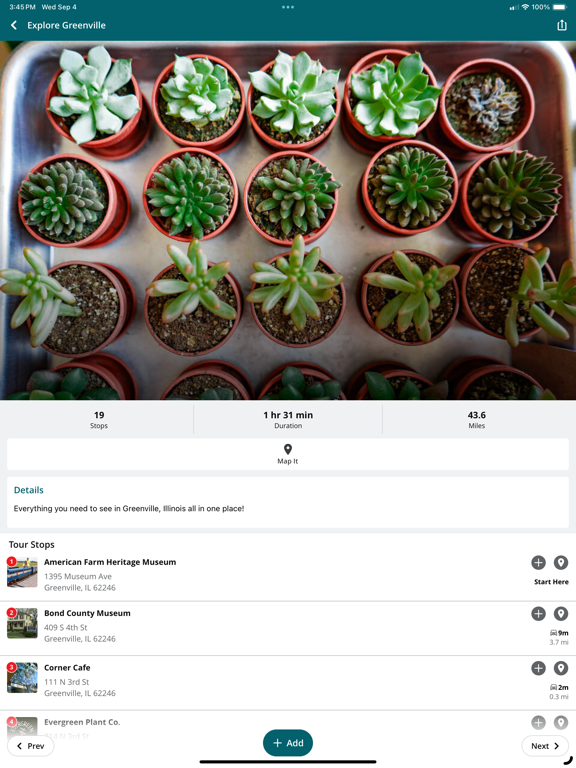 Discover Downstate Illinois iPad screenshot 8 - Travel app