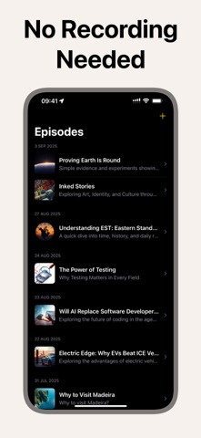 AI Podcast Maker - NoteCaster screenshot