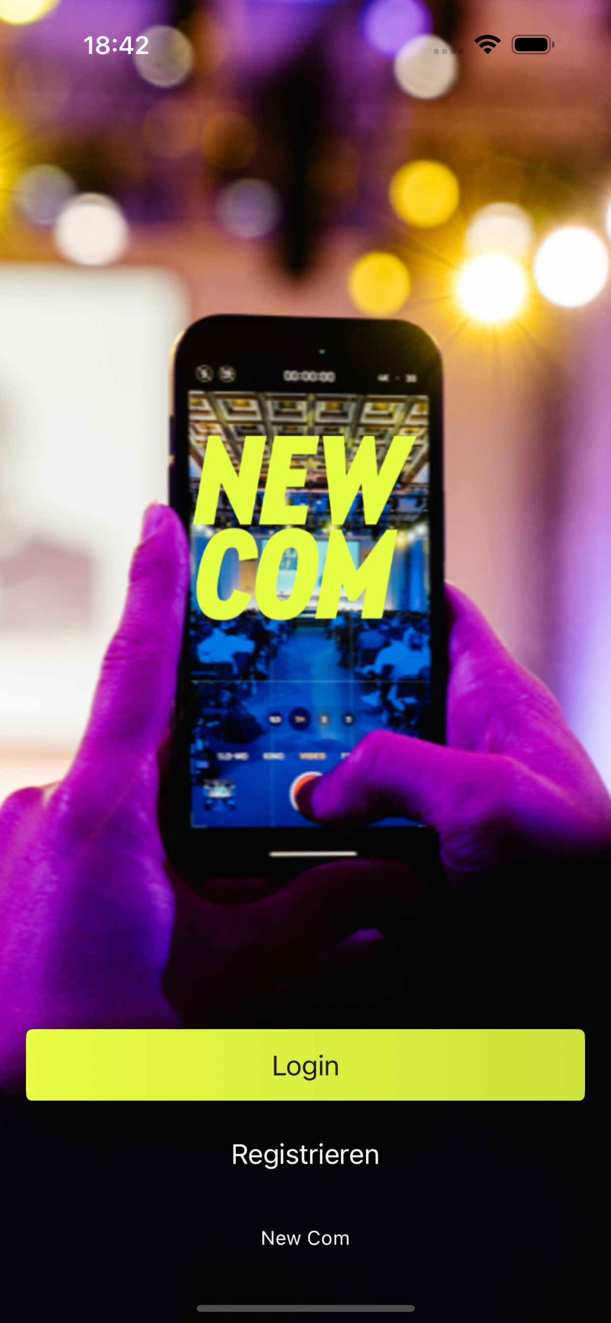 New Com Networking App