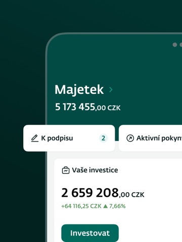 J&T Banka - Česká republika iPad screenshot