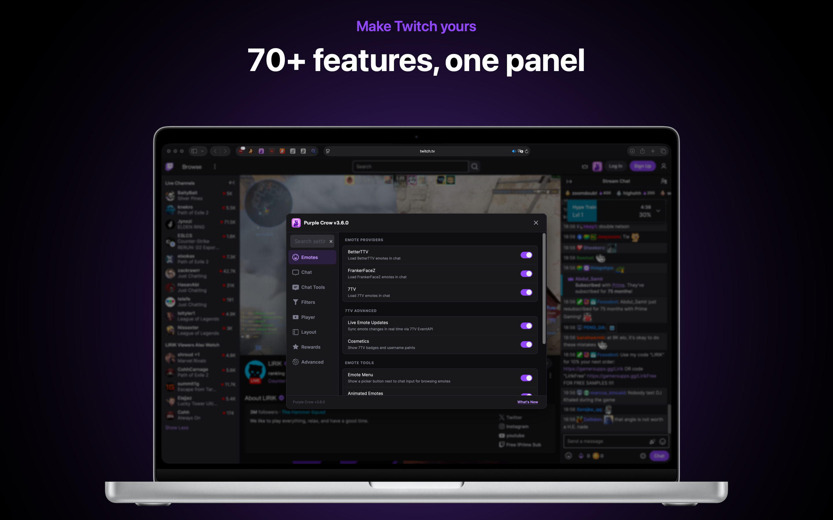 Purple Crow For Safari screenshot 13