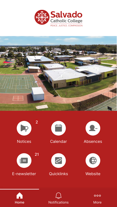 Salvado Catholic College Screenshot