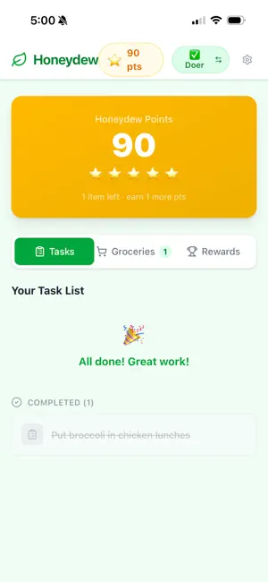 Honeydew List: Couples Chores screenshot 1