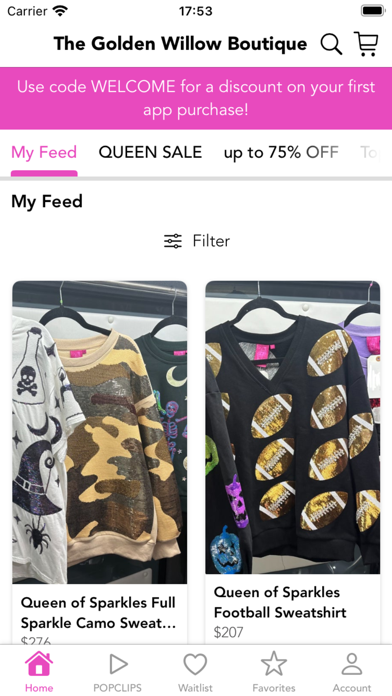 The Golden Willow Boutique Screenshot