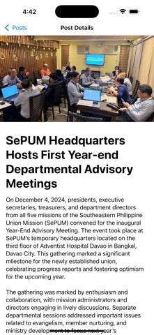 SEPUM Adventist screenshot