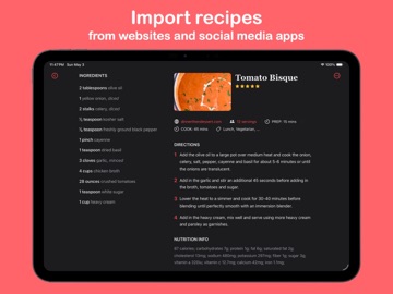 MealBoard - Meal Planner iPad screenshot