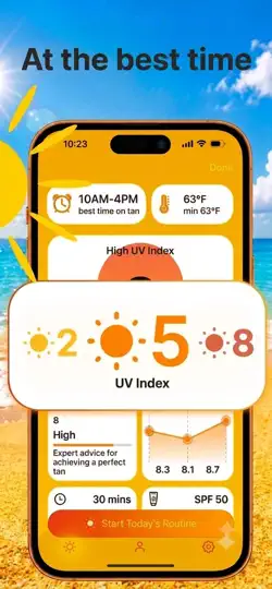 Tantime-UV Index & SPF iPhone-skjermbilde 2