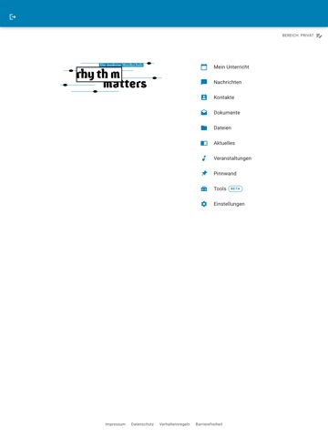 rhythm matters iPad screenshot