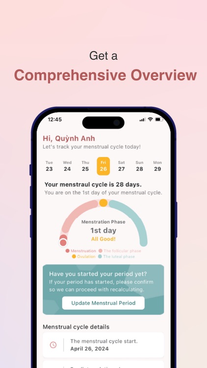 Menstrual Cycle - Tracker