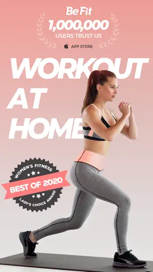 Workout & Women Fitness: BeFit screenshot 1