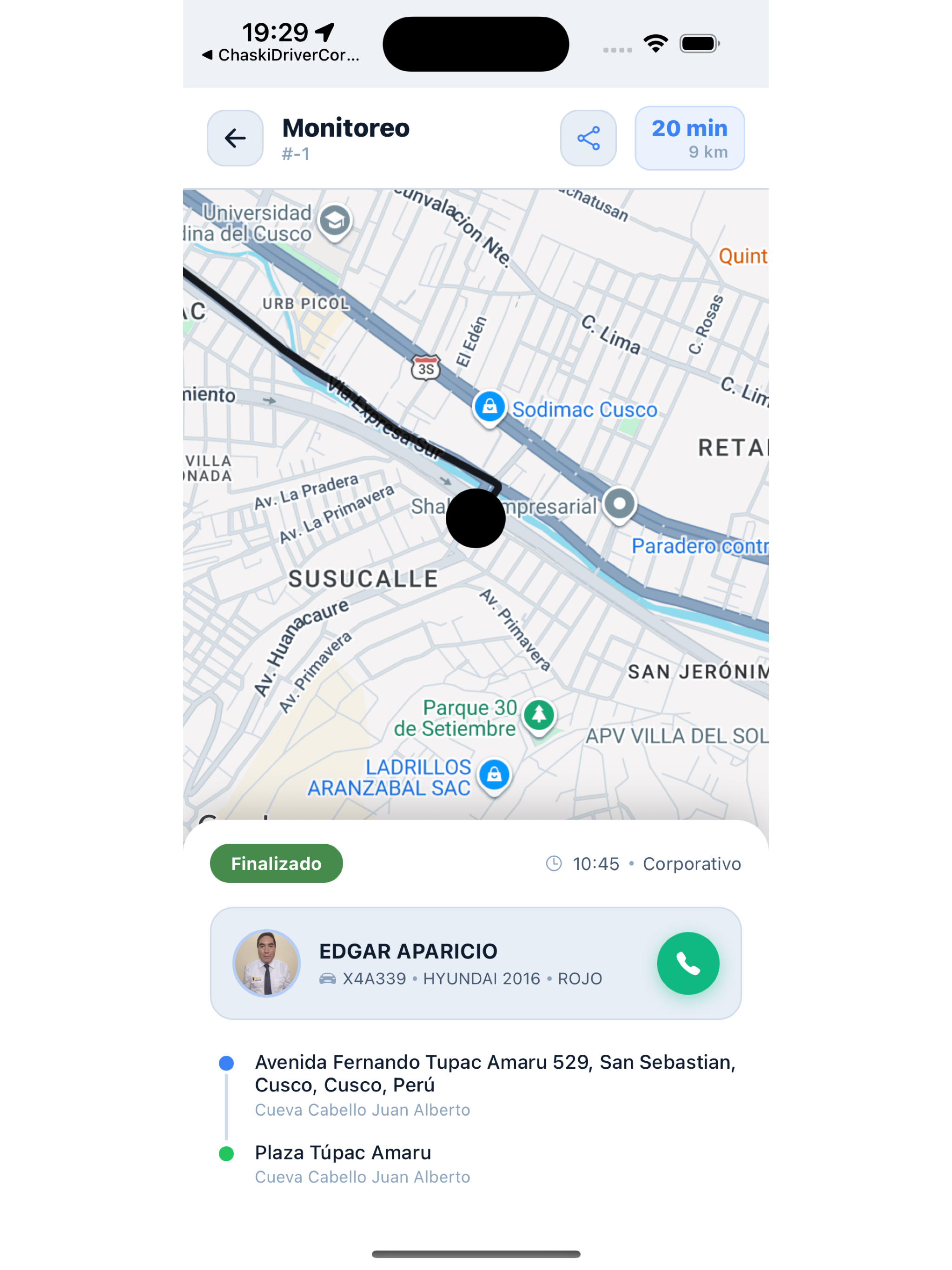 Chaski Driver Corporate screenshot 12