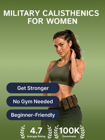 Military Calisthenics - Women iPad screenshot