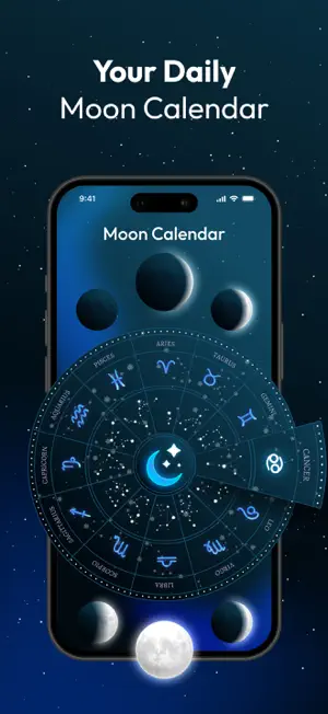 MoonTrack: Moon Phase Calendar screenshot 1