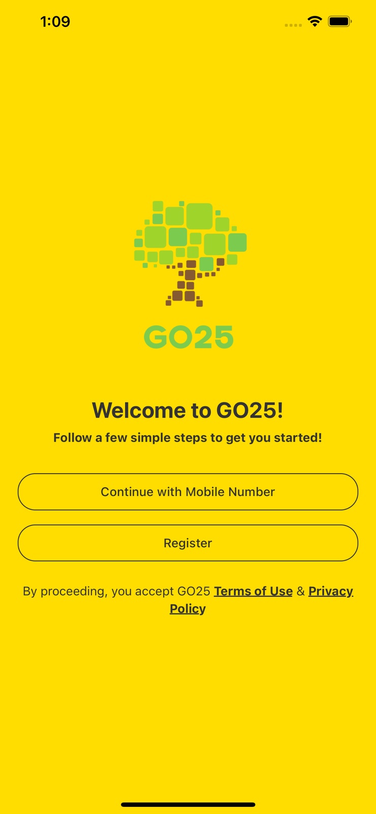 GO25 iphone screenshot 1