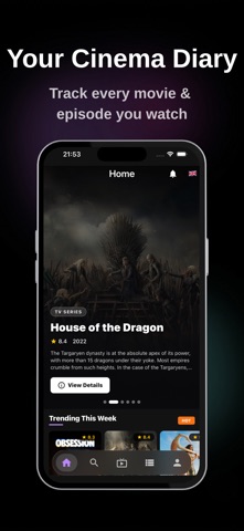 Cinemanya: Movies & TV Tracker screenshot