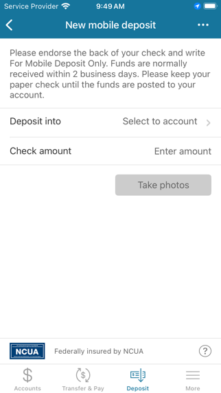 NYM FCU iPhone screenshot 5 - Finance app