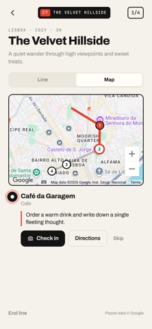 Tiny Trips: City Walks iPhone screenshot