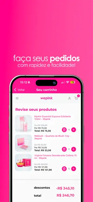 Wepink App iPhone screenshot 5