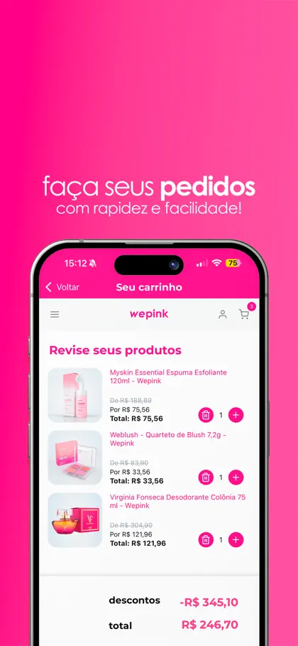Captura de tela 5 de 6 de Wepink App