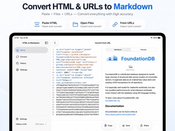 HTML to Markdown Convert to MD app screenshot 2
