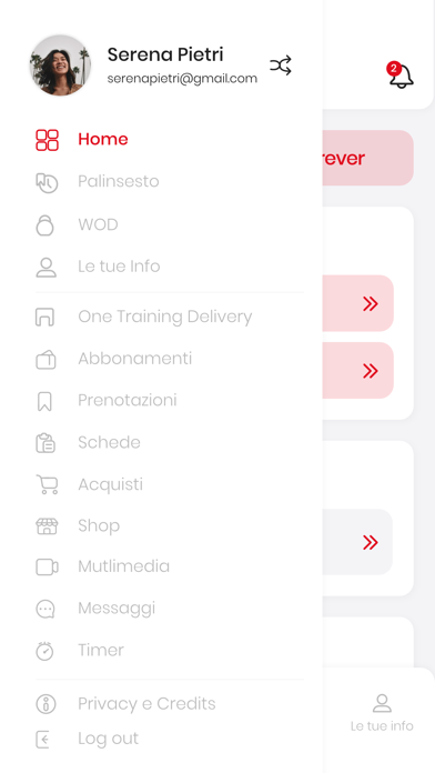 One Training Delivery Screenshot