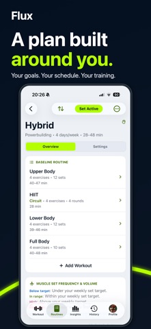 Flux: Workout Tracker Screenshot 1 of 10