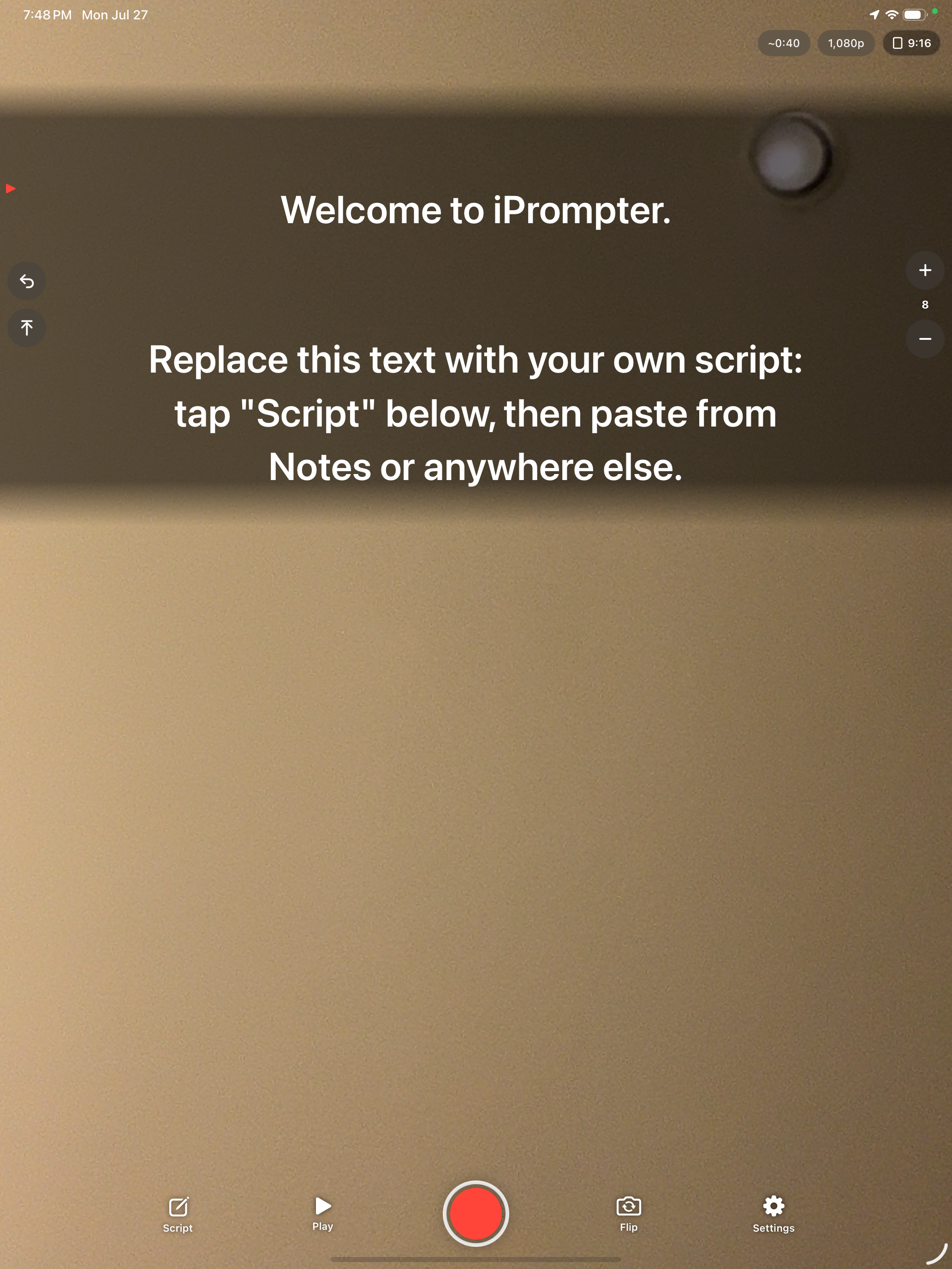 iPrompter Studio by StatsKey screenshot 5