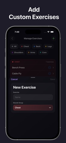 Altrix Gym Log Workout Tracker Screenshot 10 of 10