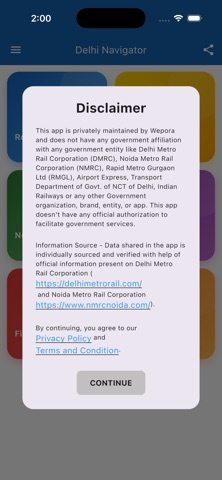 Delhi Navigator iPhone screenshot 1