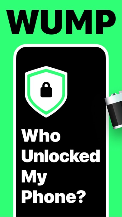 WUMP - Who Touched My Phone? Screenshot