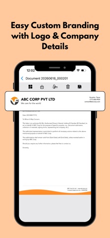 Letterhead Maker Templates iPhone screenshot