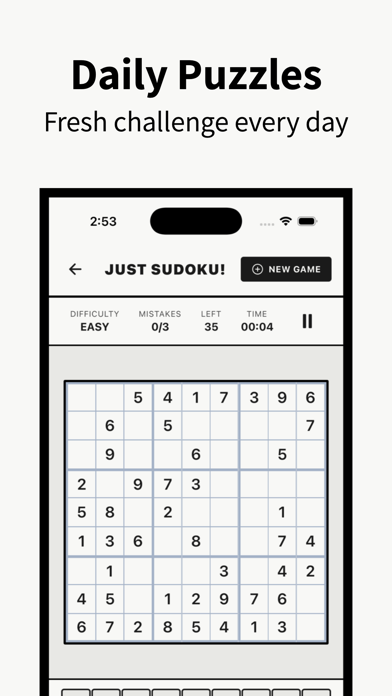 Just Sudoku! Screenshot 1 of 7