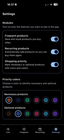 ListaSimple - Shopping list Screenshot 8 of 8