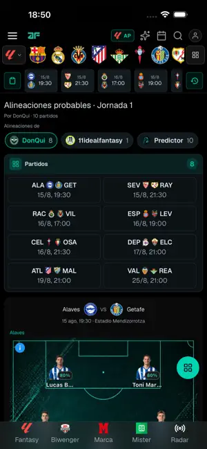 Analítica Fantasy screenshot 1