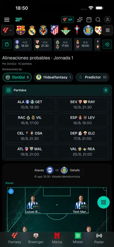 Analítica Fantasy screenshot 1 of 5