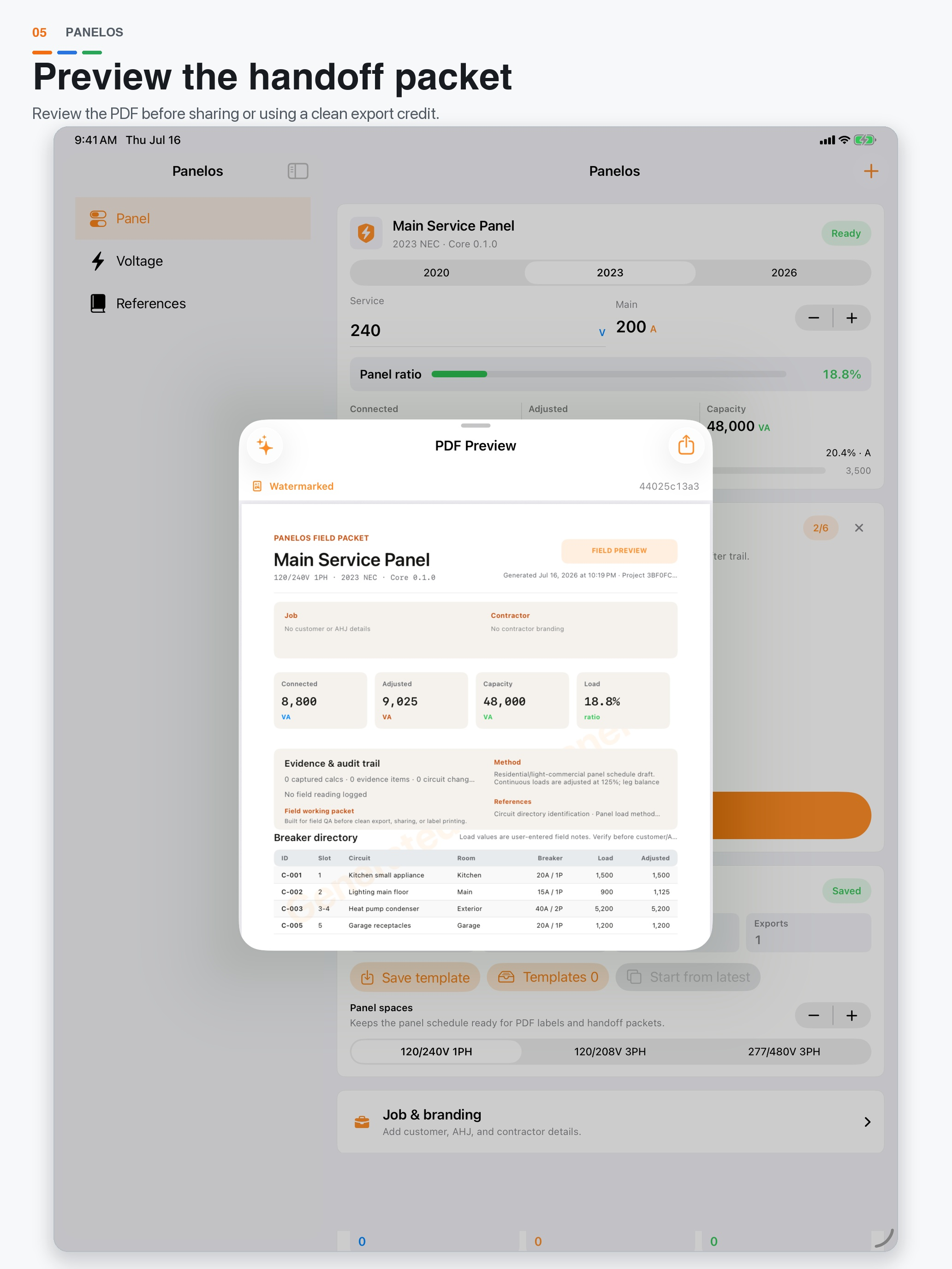 Panelos Electrician Tools screenshot 10