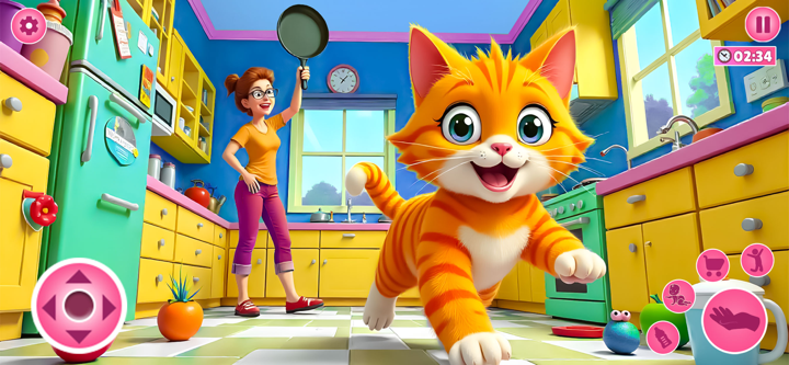 My Bad Cat Pet Simulator Game screenshot 3