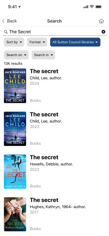 Sutton Libraries Screenshot 3 of 6