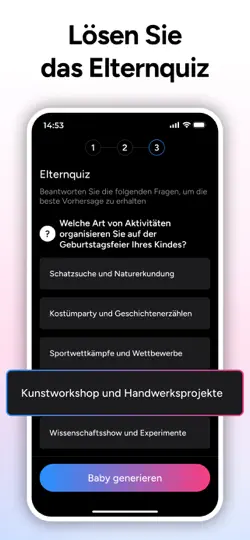 Screenshot von AI Baby Generator - TinyFaces auf dem iPhone 5