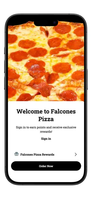 Falcones Pizza App screenshot 1