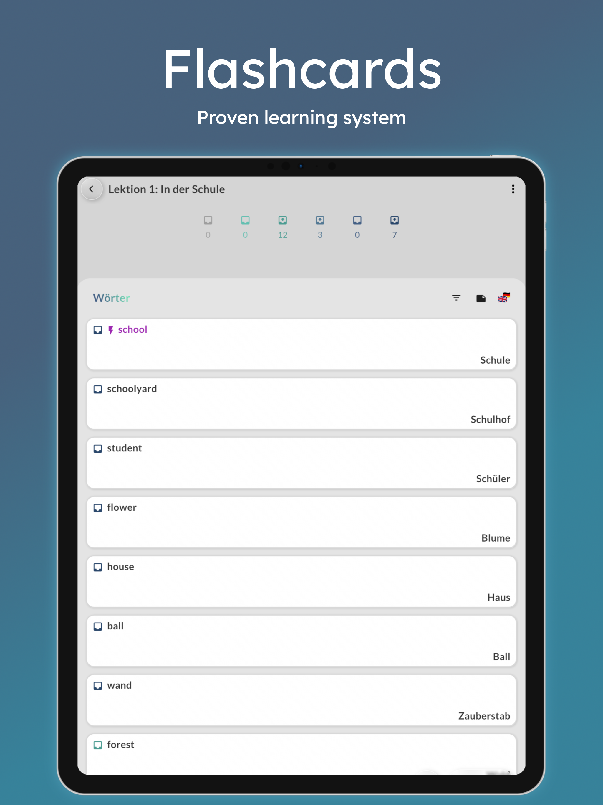 Vokabo - vocabulary coach screenshot 11