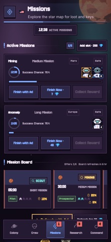 Space Colony Idle 스크린샷 5