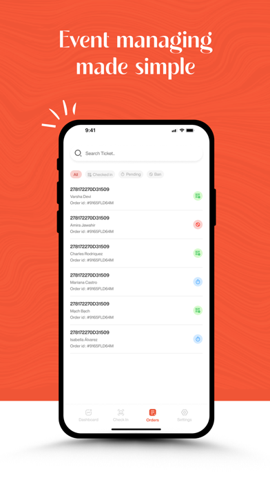 Event Organizer Management Screenshot