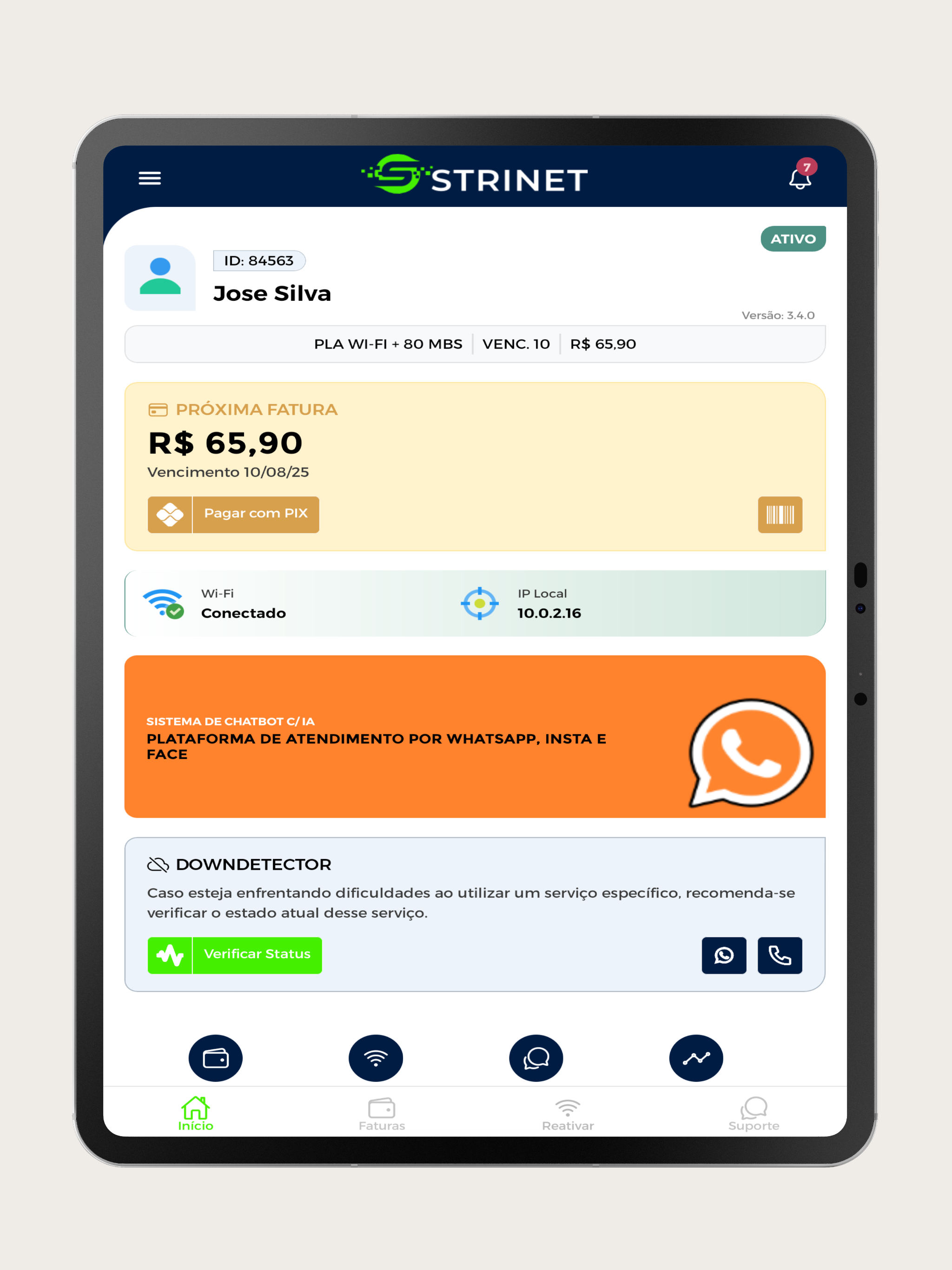 Strinet Telecom screenshot 7