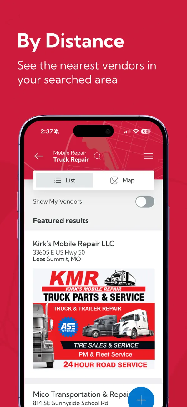 Screenshot #3 pour Find Truck Service