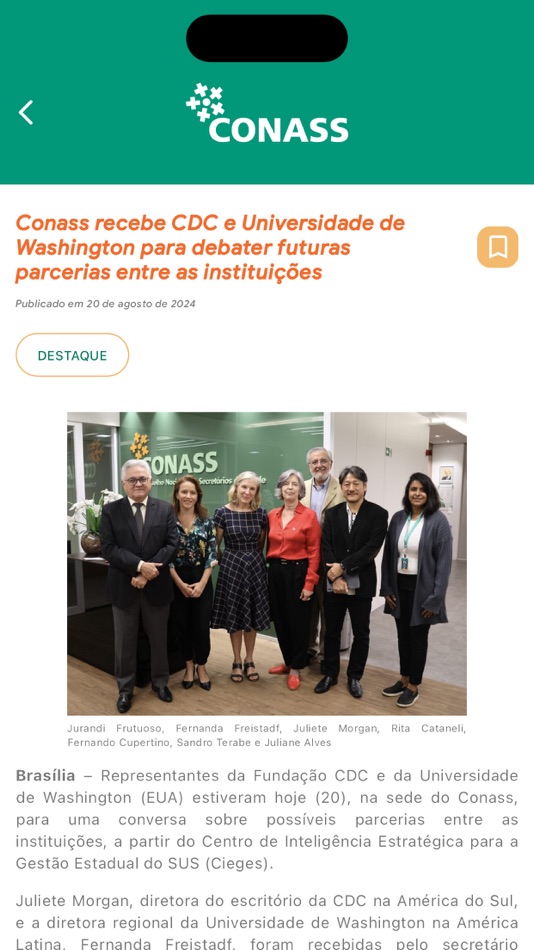 #3. CONASS (iOS) 由: Conselho Nacional de Secretarios de Saude