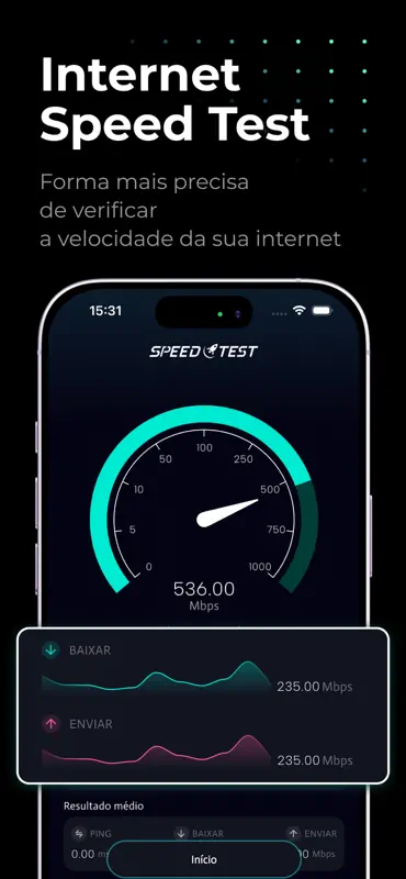 Speed Test•Teste de Velocidade screenshot 1 of 8